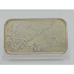 1973 Mothers Day 1 oz Silver Bar VINTAGE [DUPLICATE for #564542]