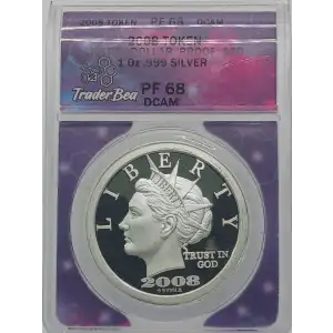 2024 John Wayne Medal 1 oz Silver ANACS MS69 TraderBea Slab [DUPLICATE for #564138]