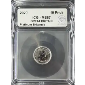 1/10 oz Platinum Britannia