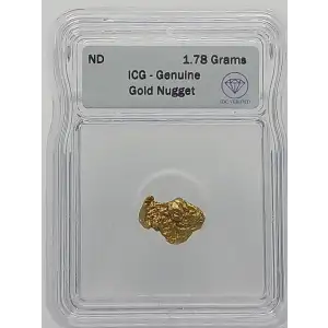 Gold Nugget 1.78 Grams 20.6K