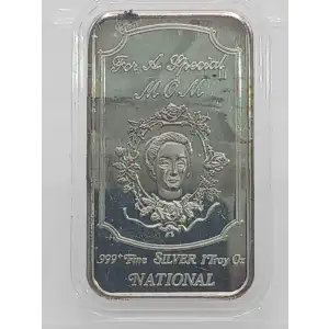 1973 For A Special Mom 1 oz Silver Bar National Mint VINTAGE (2)