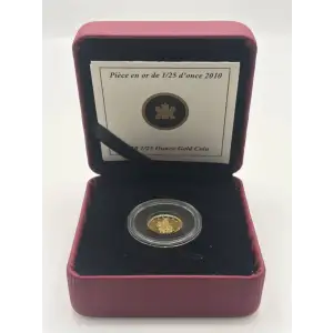 2010 Canada 1/25 oz RCMP Gold Coin