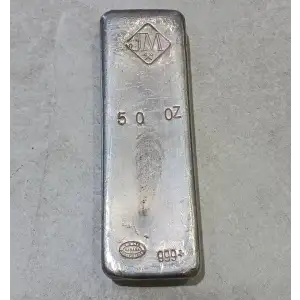 50 oz Silver Bar - Johnson Matthey (Canada)