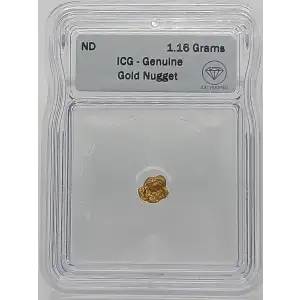 Gold Nugget 1.16 Grams 22.4K