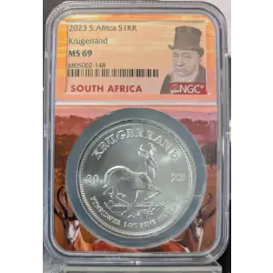 2023 South Africa Silver Krugerrand NGC MS69 (2)