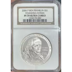 2006 BENJAMIN FRANKLIN FOUNDING FATHER ULTRA CAMEO