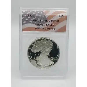 1991-S American Silver Eagle ANACS PR70 DCAM [DUPLICATE for #562751]