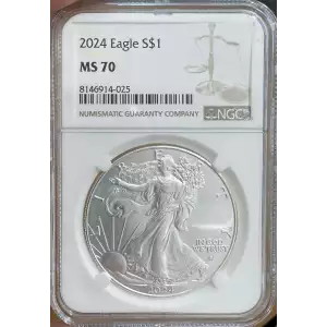 2024 American Silver Eagle NGC MS70
