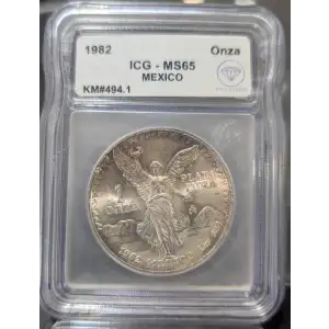 1982 Mexican 1 oz Silver Libertad ICG MS65 - IDC Verified (2)