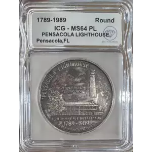 1789-1989 Pensacola Naval Air Station 1 oz Round