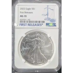 2022 American Silver Eagle NGC MS70 First Releases