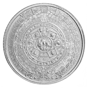 1/10 oz Silver Round - Aztec Calendar (2)