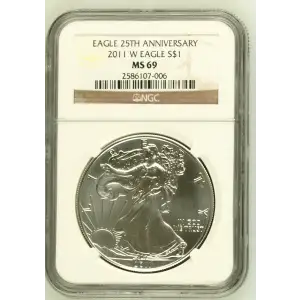 2011 W BURNISHED SILVER EAGLE (2)
