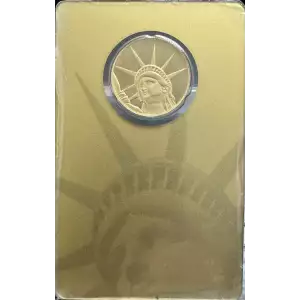 Solomon Islands Gold 1/4 oz Statue of Liberty Proof $25 in Assay Card (Any Year) (4)