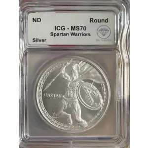 Spartan Warriors Silver Round