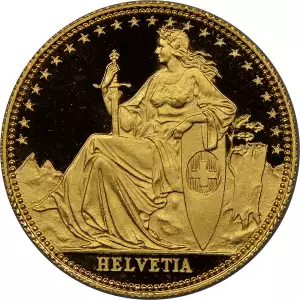 Swiss Helvetia 1/10 oz Gold Round [DUPLICATE for #550351] (2)