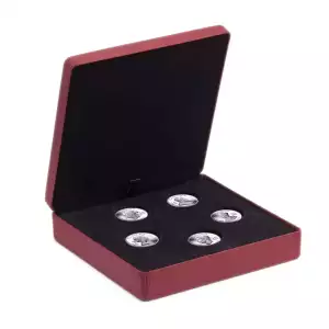 The Vignettes of Royalty Collection - 5 Coin Set - Silver