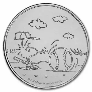 Woodstock at Bat 1 oz Silver Coin (2)